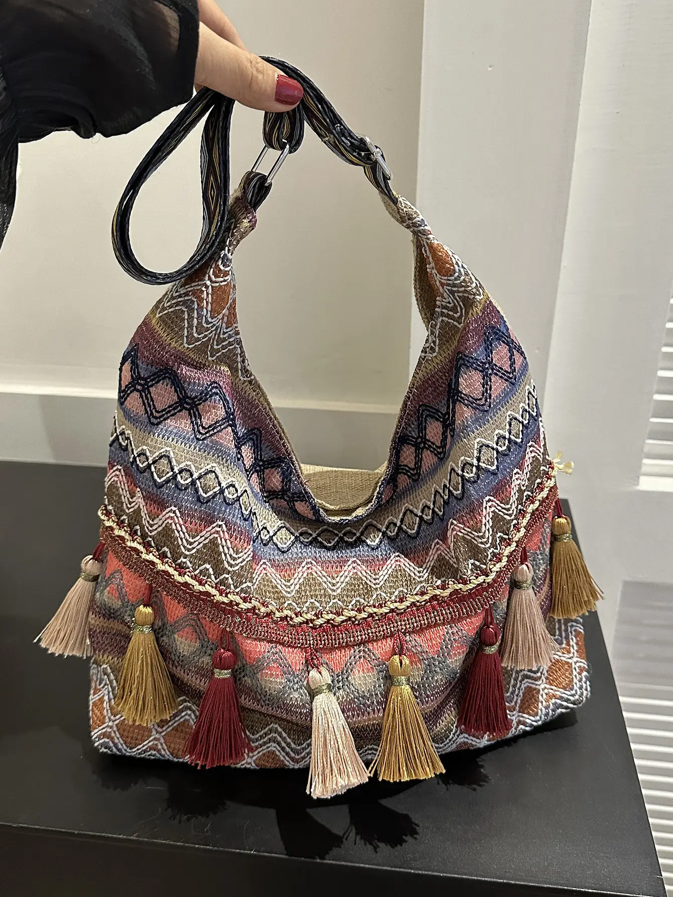 Chinese Ethnic Tassel Shoulder Bag 2024 Women - Image 7