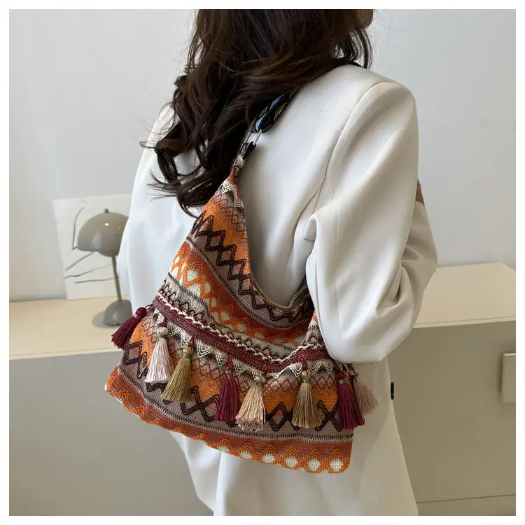 Chinese Ethnic Tassel Shoulder Bag 2024 Women — feature 18