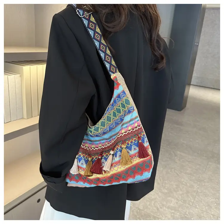 Chinese Ethnic Tassel Shoulder Bag 2024 Women — feature 20