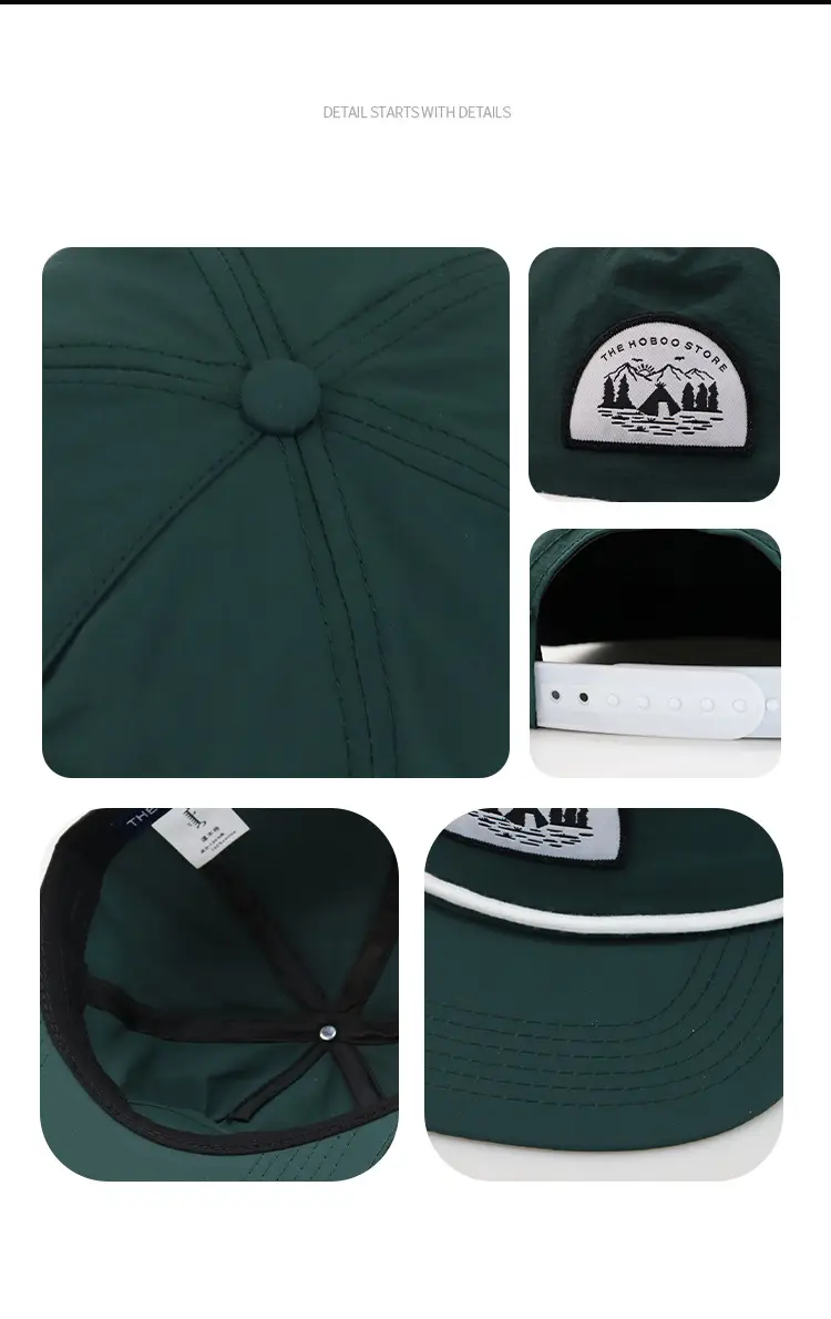 Japanese Style Flat-Brimmed Peaked Cap for Men Women Summer Sunshade Quick-Drying Baseball Cap — feature 9