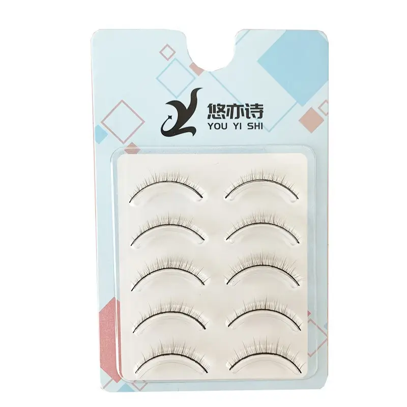Super Short Brown False Eyelashes for Women - Image 7