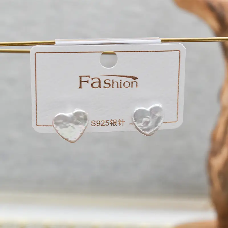 S925 Silver Heart Earrings for Women - Image 5