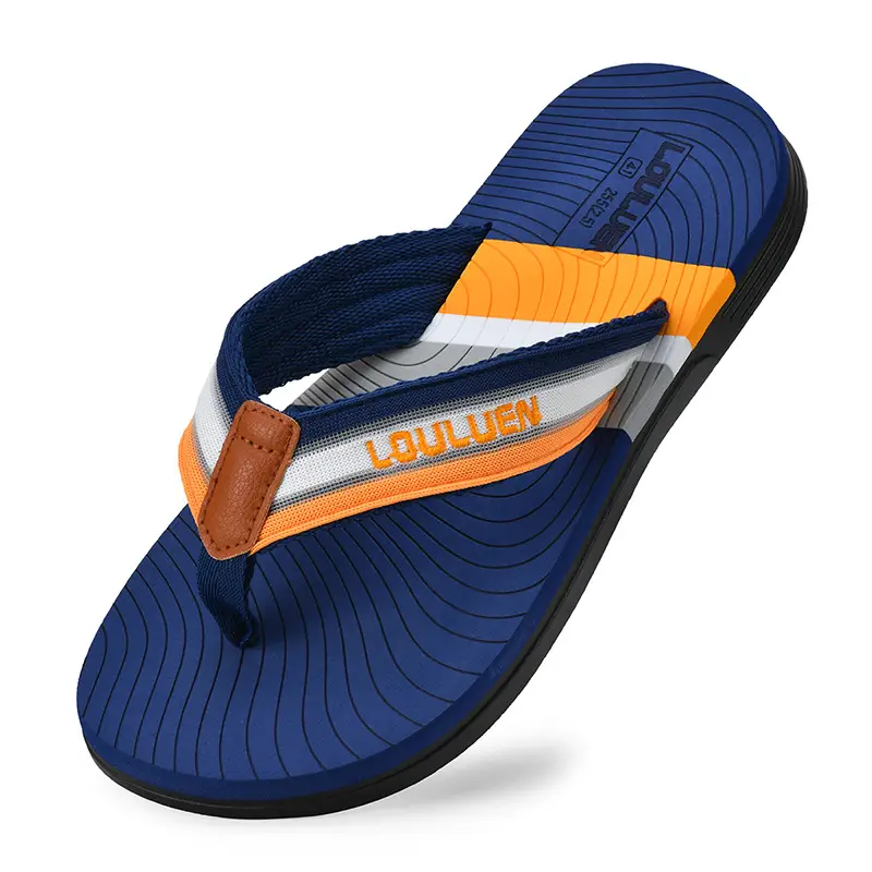 Cross-border flip-flops men's beach slippers men's summer non-slip outer wear flip-flop in stock wholesale Flip-flops - Image 12