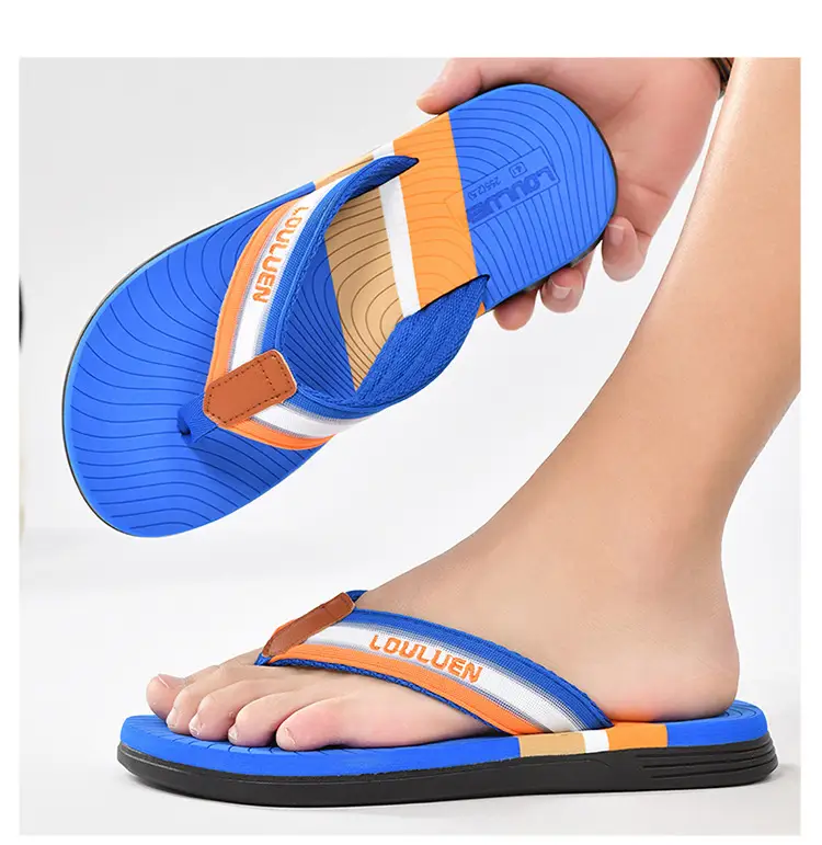 Cross-border flip-flops men's beach slippers men's summer non-slip outer wear flip-flop in stock wholesale Flip-flops — feature 10