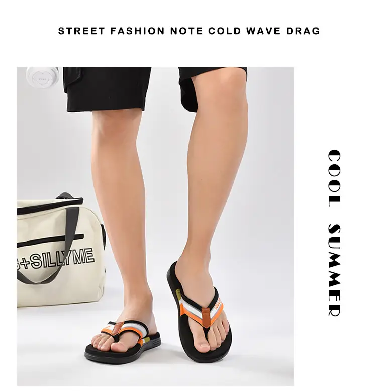 Cross-border flip-flops men's beach slippers men's summer non-slip outer wear flip-flop in stock wholesale Flip-flops — feature 18