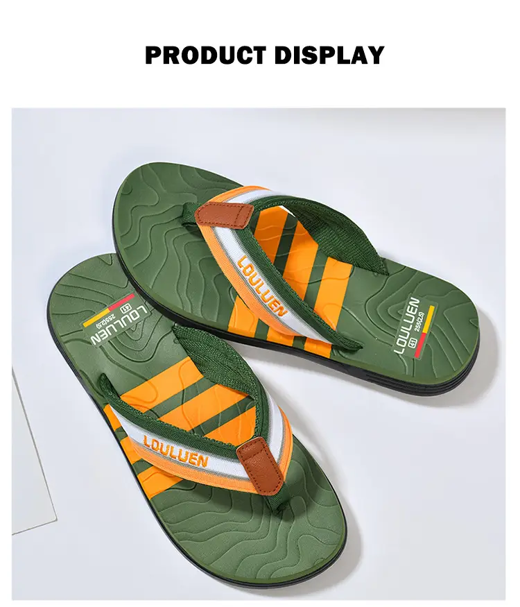 Cross-border flip-flops men's beach slippers men's summer non-slip outer wear flip-flop in stock wholesale Flip-flops — feature 31