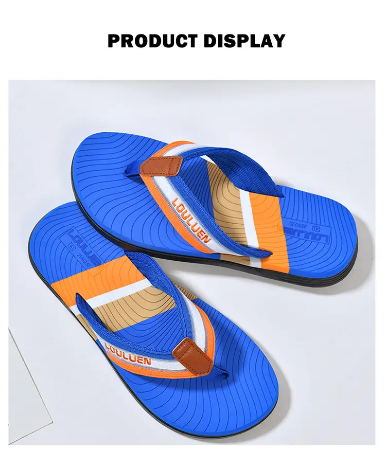 Cross-border flip-flops men's beach slippers men's summer non-slip outer wear flip-flop in stock wholesale Flip-flops — feature 8