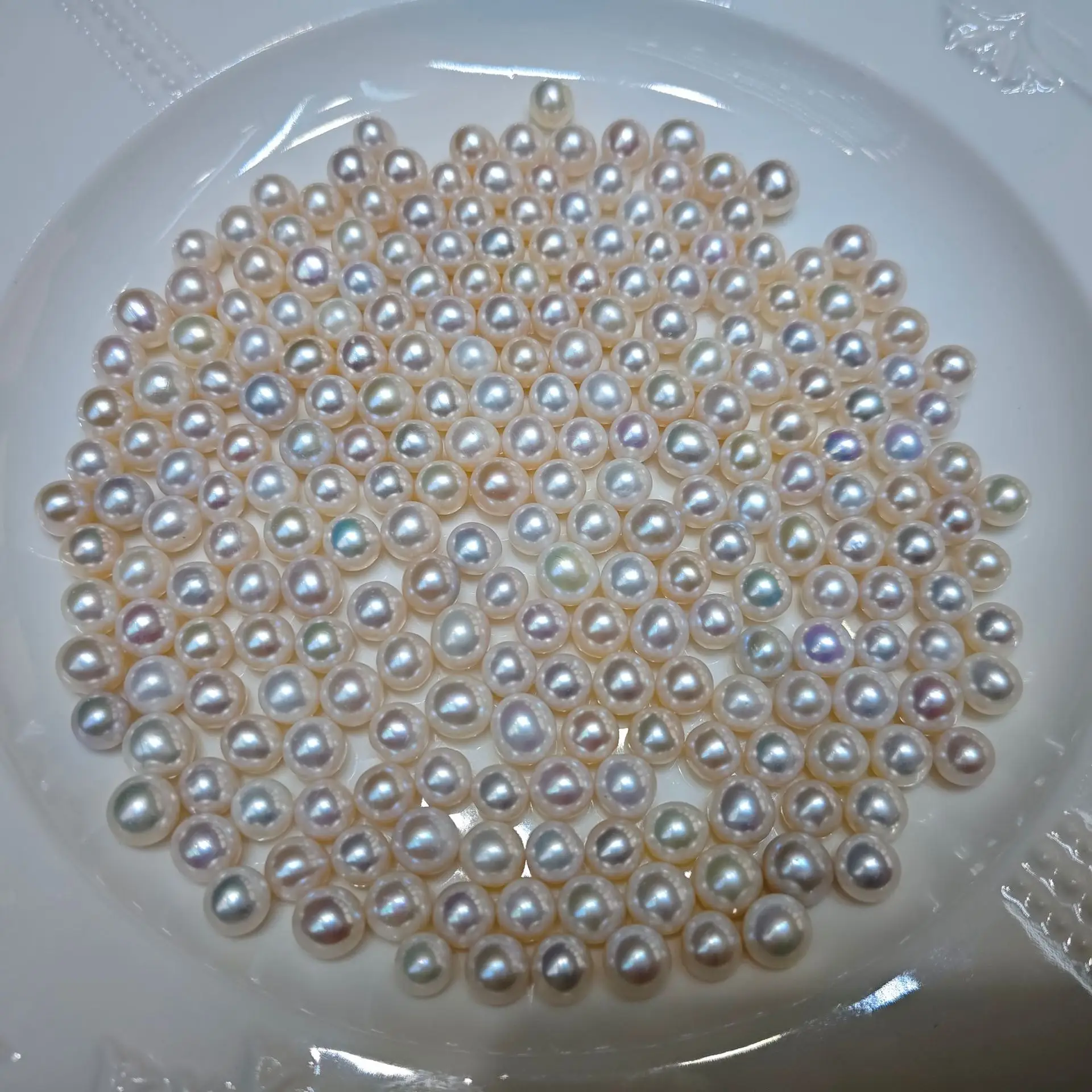 7-8mm Fresh Water Pearl Beads Wholesale DIY Handmade - Image 2