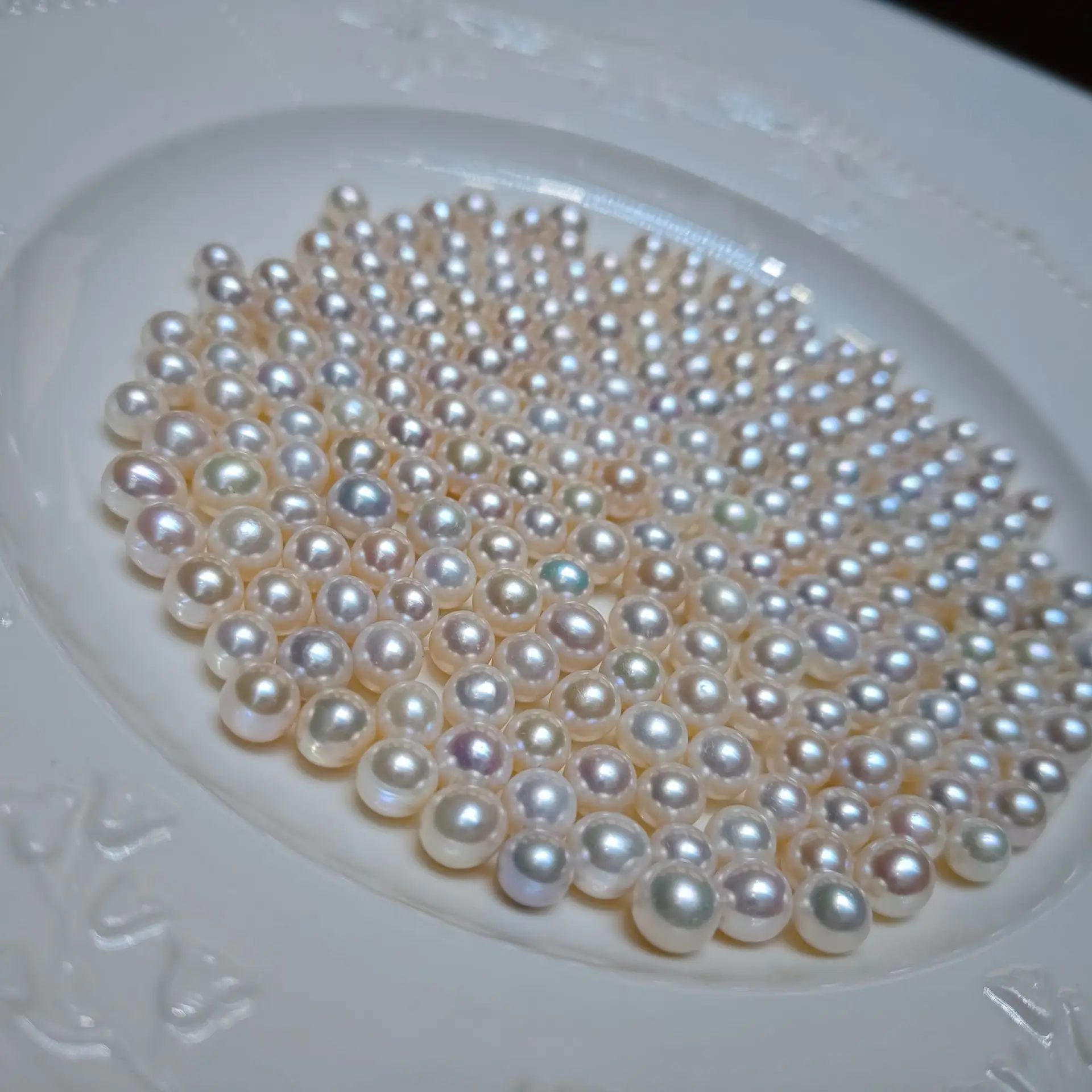 7-8mm Fresh Water Pearl Beads Wholesale DIY Handmade - Image 3