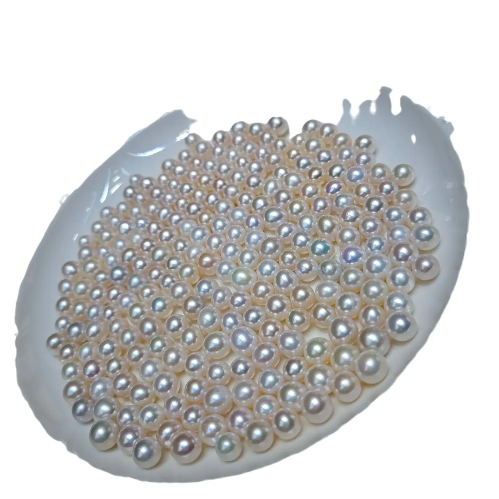 7-8mm Fresh Water Pearl Beads Wholesale DIY Handmade - Image 5
