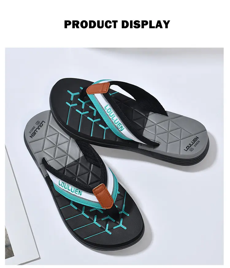 Cross-border flip-flops men's beach slippers men's summer non-slip outer wear flip-flop in stock wholesale Flip-flops — feature 8