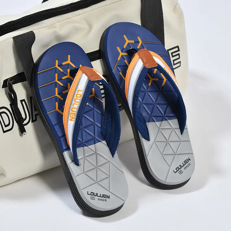 Cross-border flip-flops men's beach slippers men's summer non-slip outer wear flip-flop in stock wholesale Flip-flops - Image 2