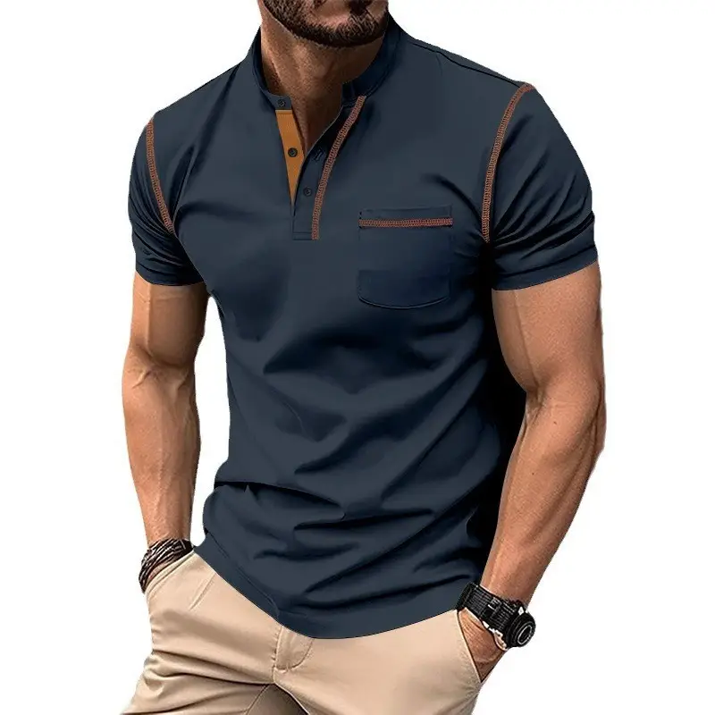 Men's Maroon Short Sleeve T-Shirt Amazon Color - Image 9