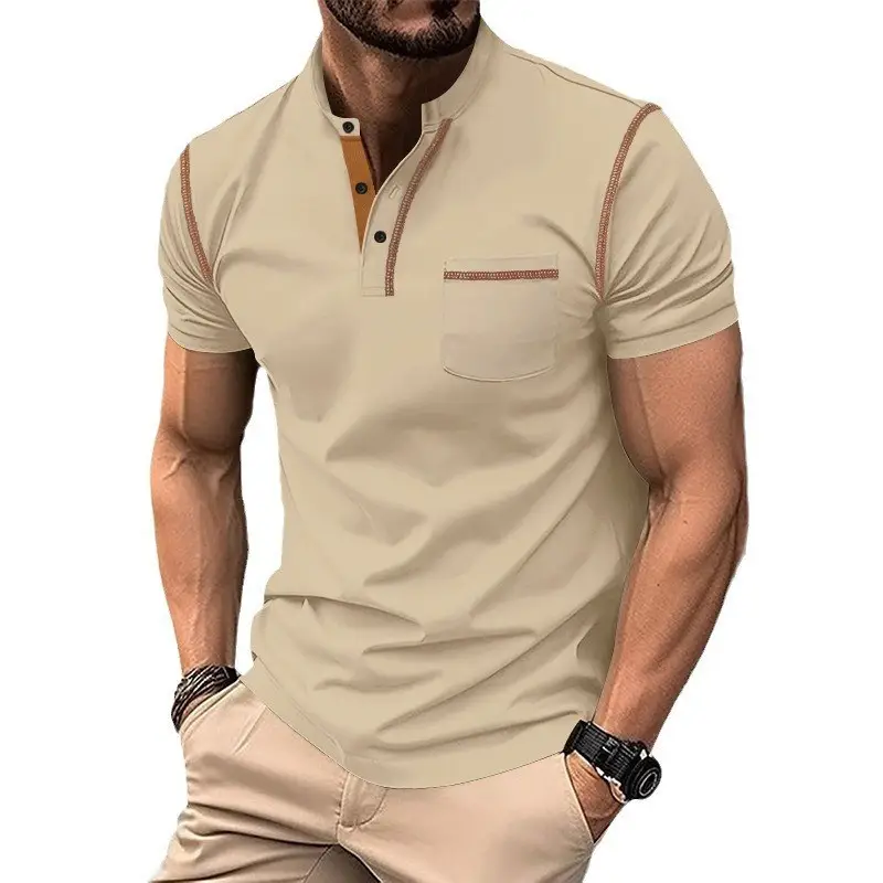 Men's Maroon Short Sleeve T-Shirt Amazon Color - Image 10
