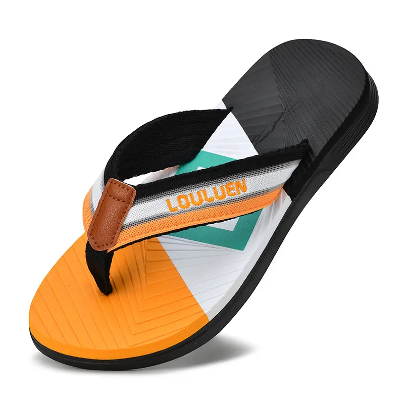 Cross-border flip-flops men's beach slippers men's summer non-slip outer wear flip-flop in stock wholesale Flip-flops - Image 13
