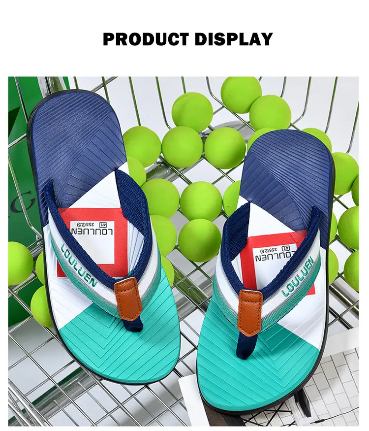 Cross-border flip-flops men's beach slippers men's summer non-slip outer wear flip-flop in stock wholesale Flip-flops — feature 31