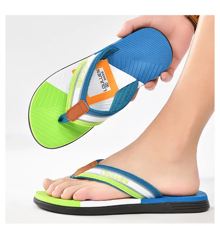Cross-border flip-flops men's beach slippers men's summer non-slip outer wear flip-flop in stock wholesale Flip-flops — feature 42