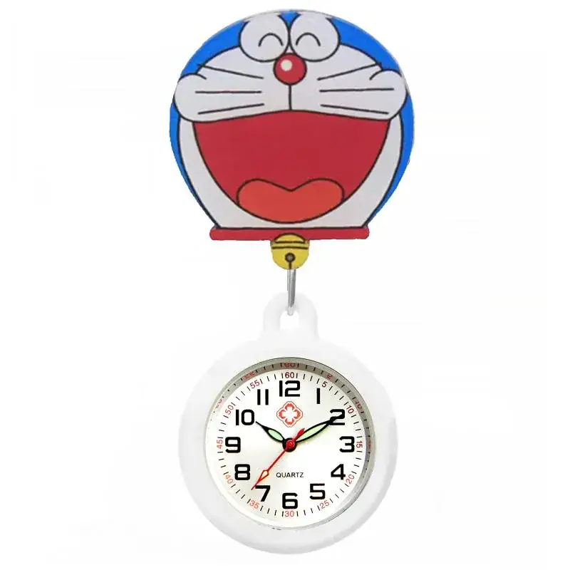 Cute Cloud Design Digital Temperature Nurse Watch - Image 159