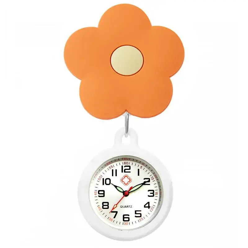 Cute Cloud Design Digital Temperature Nurse Watch - Image 173