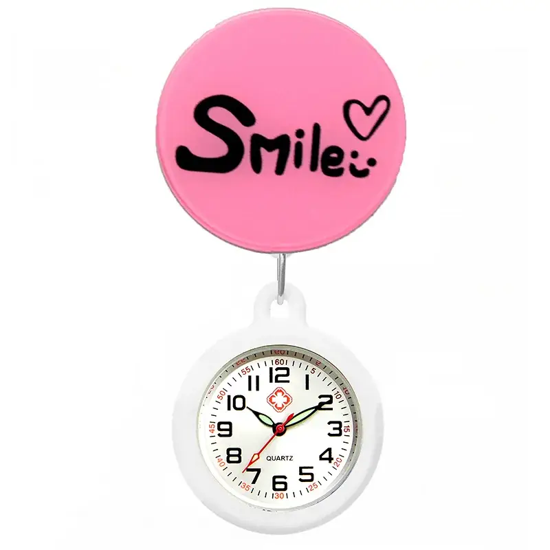 Cute Cloud Design Digital Temperature Nurse Watch - Image 192