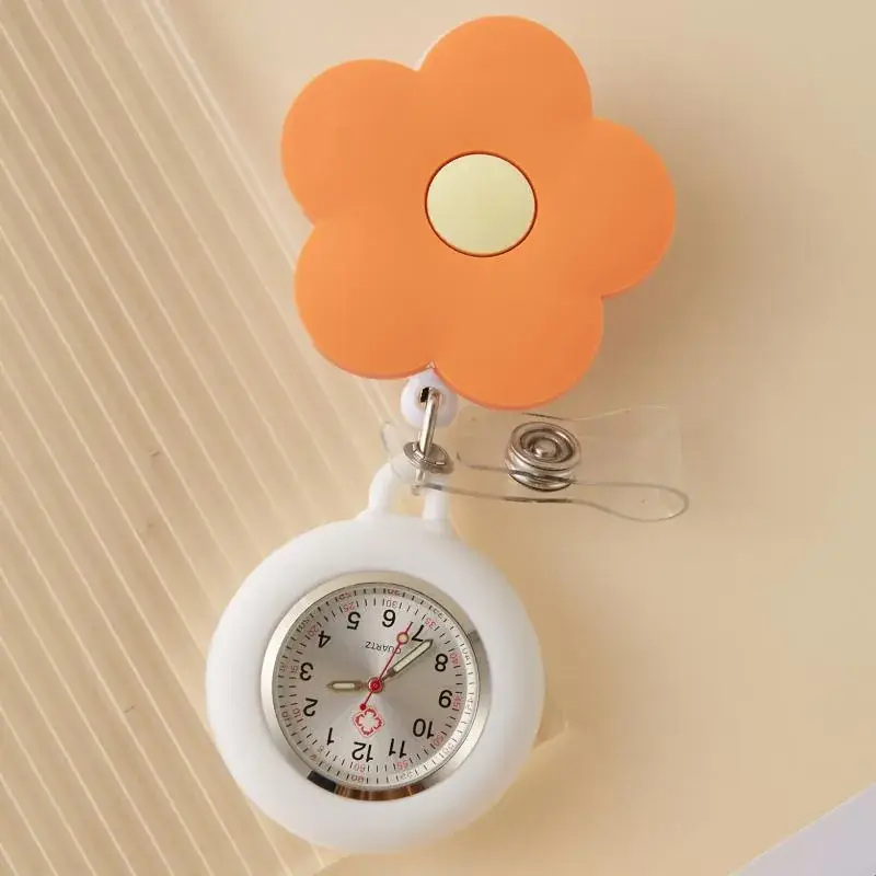 Cute Cloud Design Digital Temperature Nurse Watch - Image 46