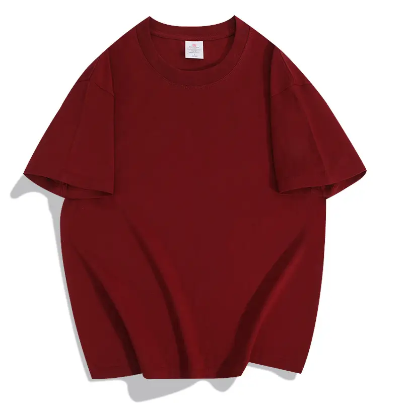 Men Heavy Cotton T-Shirt 20pcs Loose Solid Cream — feature 19