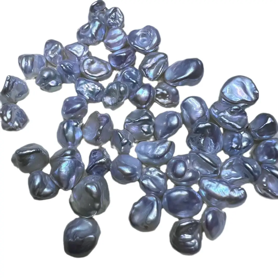 Freshwater Seedless Pearls Baroque White 8-11