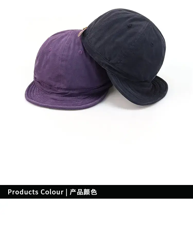 Purple Washable Baseball Cap for Women Large Head — feature 4