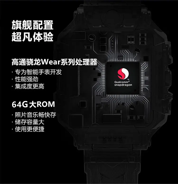 5g Smart Phone Watch for Kids Waterproof Pink — feature 8