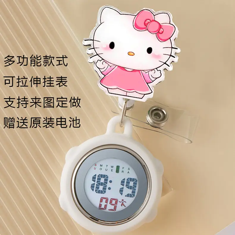 Hello Kitty Stretchable Electronic Hanging Watch for Women - Image 80