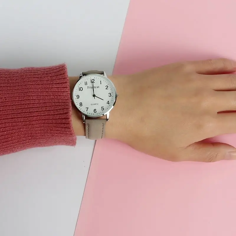 Simple Digital Couple Watch Men Women Belt — feature 13