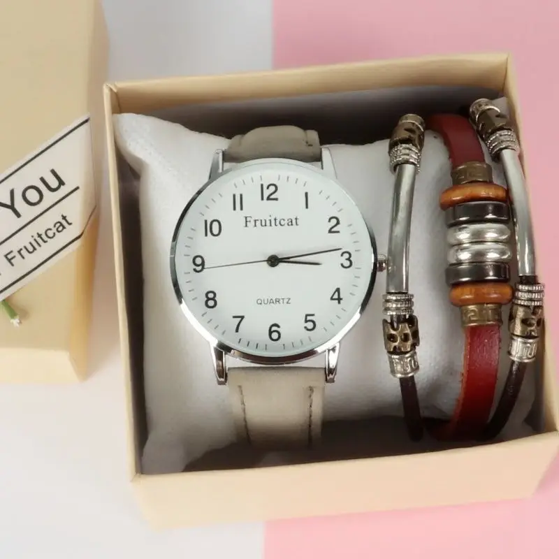 Simple Digital Couple Watch Men Women Belt — feature 5