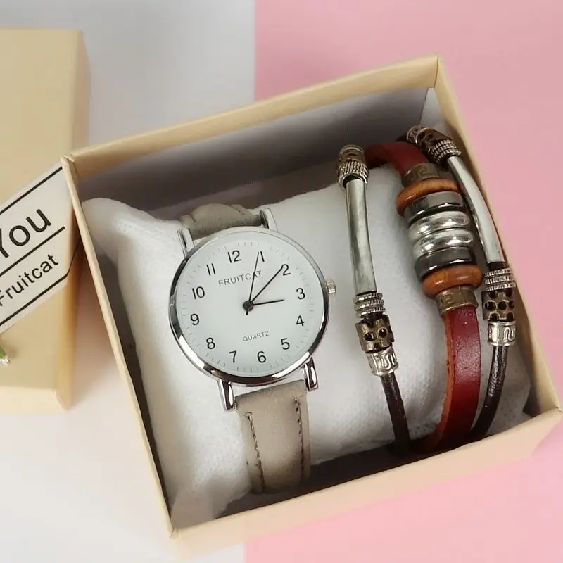 Simple Digital Couple Watch Men Women Belt — feature 6