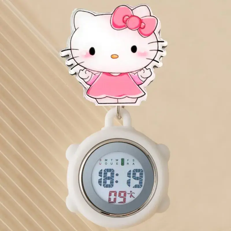 Multifunctional Cloud Nurse Watch with Rechargeable Battery - Image 103