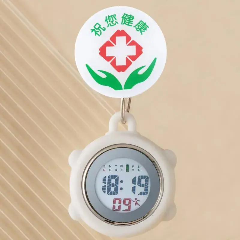 Multifunctional Cloud Nurse Watch with Rechargeable Battery - Image 106