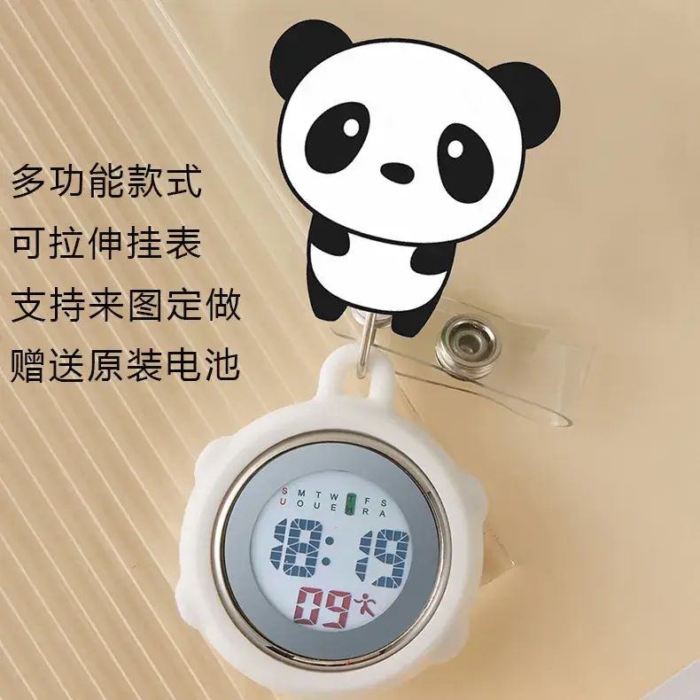 Multifunctional Cloud Nurse Watch with Rechargeable Battery - Image 17