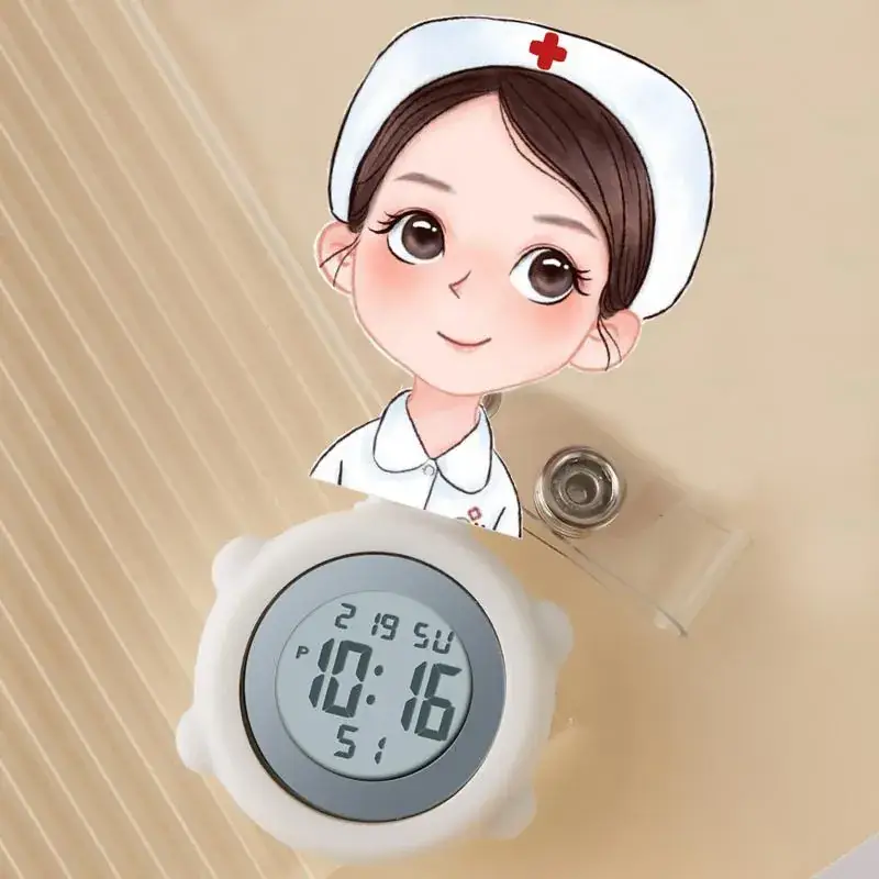 Multifunctional Cloud Nurse Watch with Rechargeable Battery - Image 2