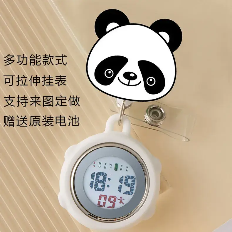 Multifunctional Cloud Nurse Watch with Rechargeable Battery - Image 45