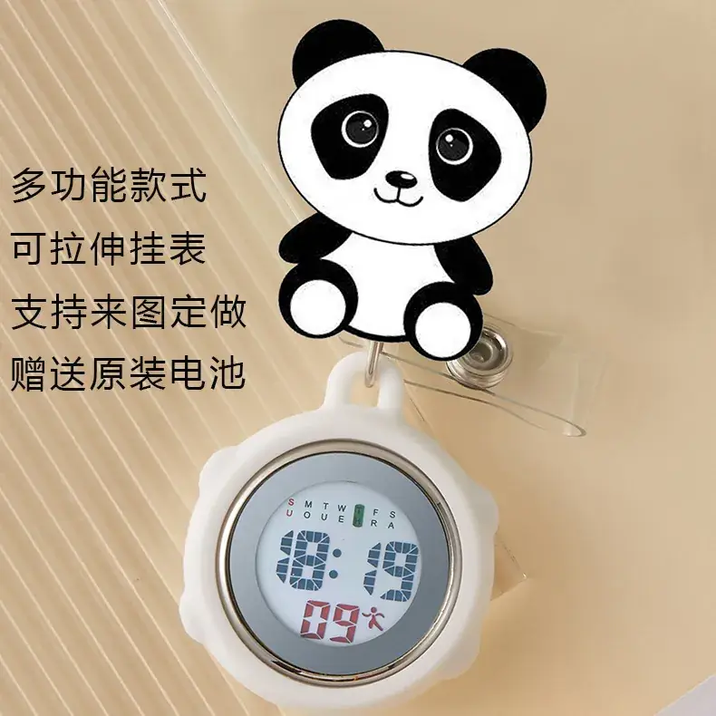 Multifunctional Cloud Nurse Watch with Rechargeable Battery - Image 46