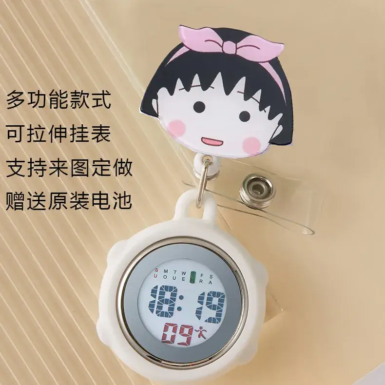 Multifunctional Cloud Nurse Watch with Rechargeable Battery - Image 71