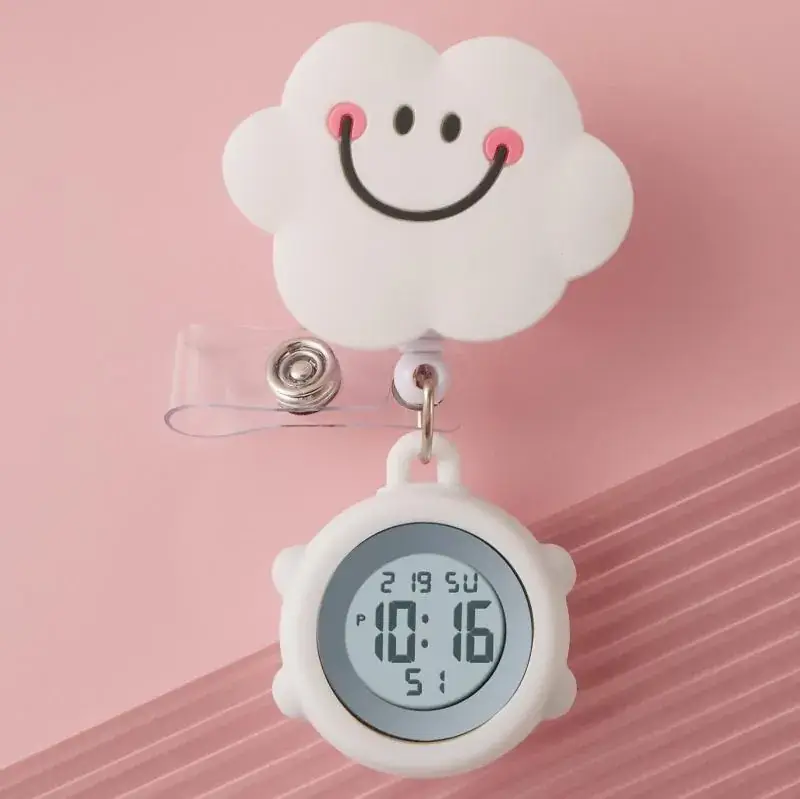 Multifunctional Cloud Nurse Watch with Rechargeable Battery - Image 9