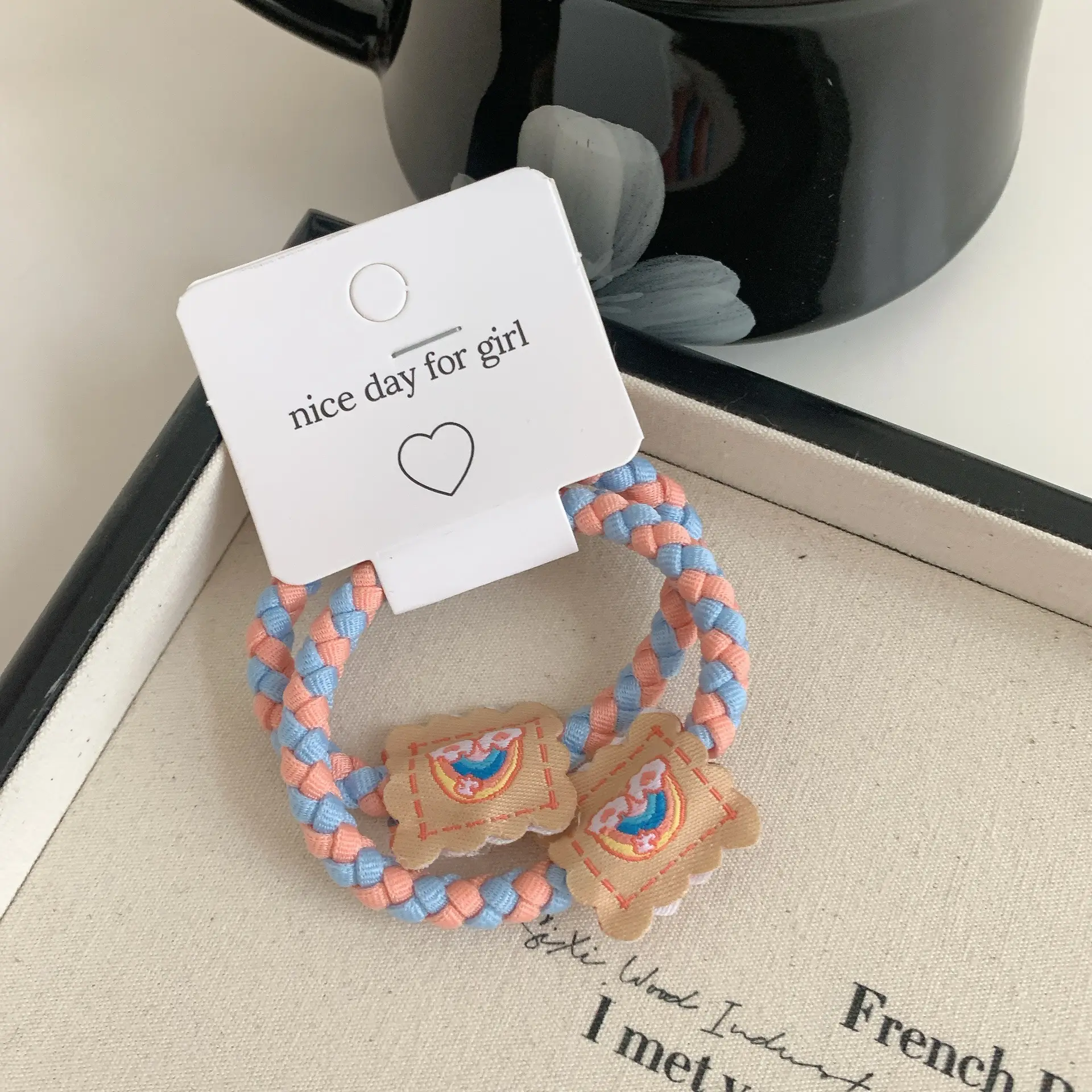 Cute Hair Rope Girls' Elastic Rubber Band Hair Ties - Image 2