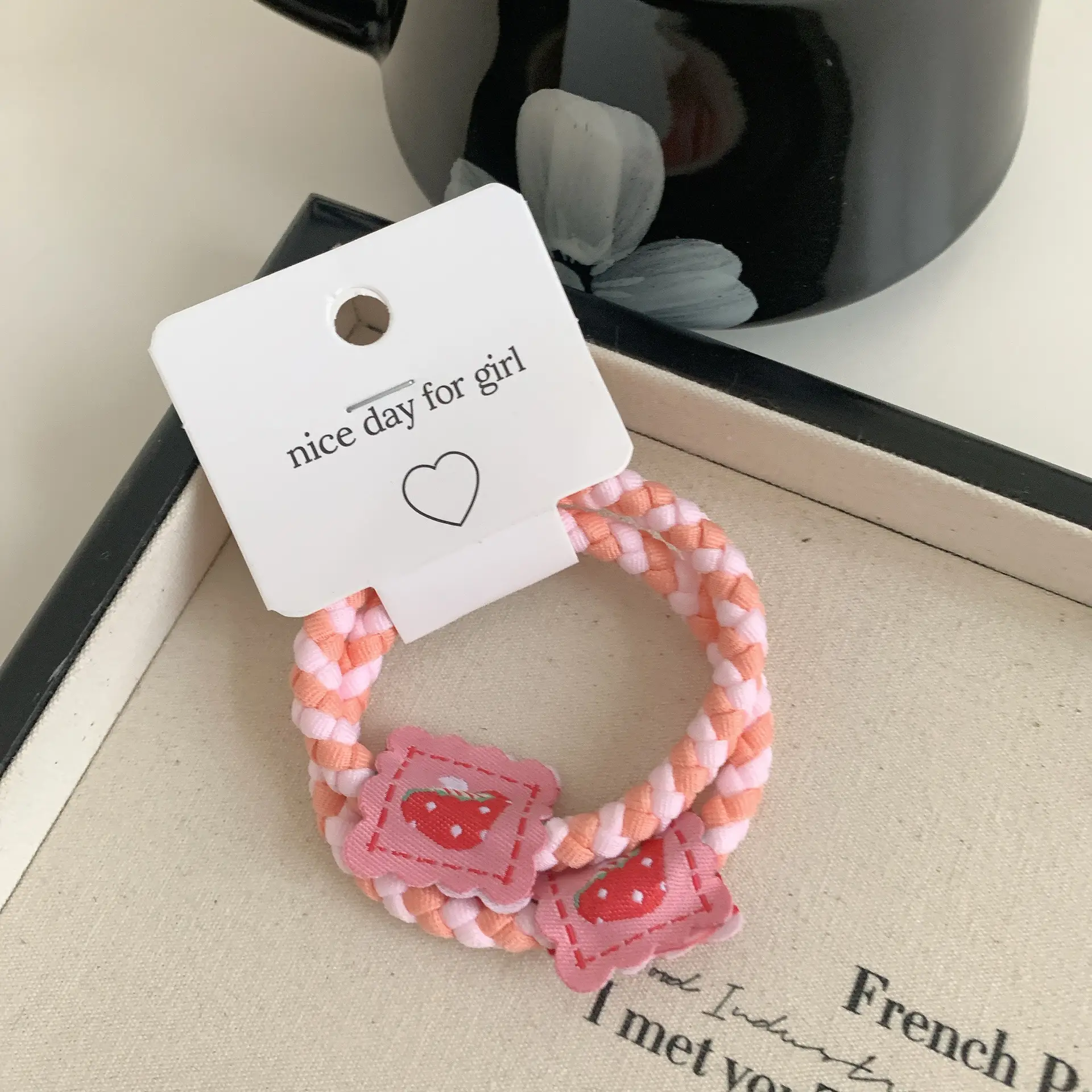 Cute Hair Rope Girls' Elastic Rubber Band Hair Ties - Image 5