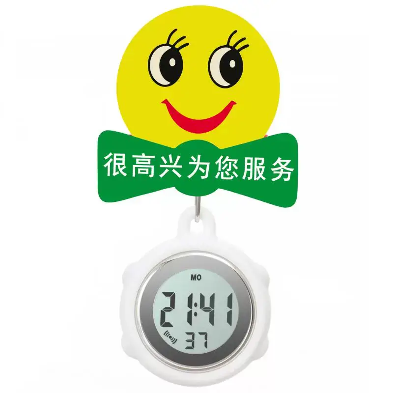 Lish Stitch Electronic Nurse Watch Blue Pink — feature 13