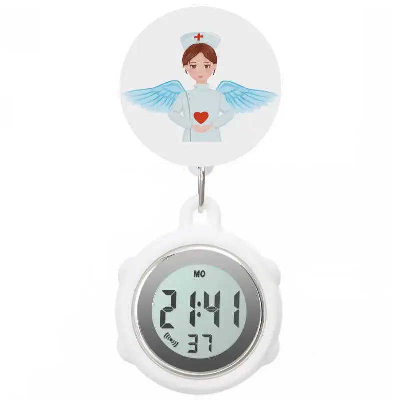 Lish Stitch Electronic Nurse Watch Blue Pink — feature 16