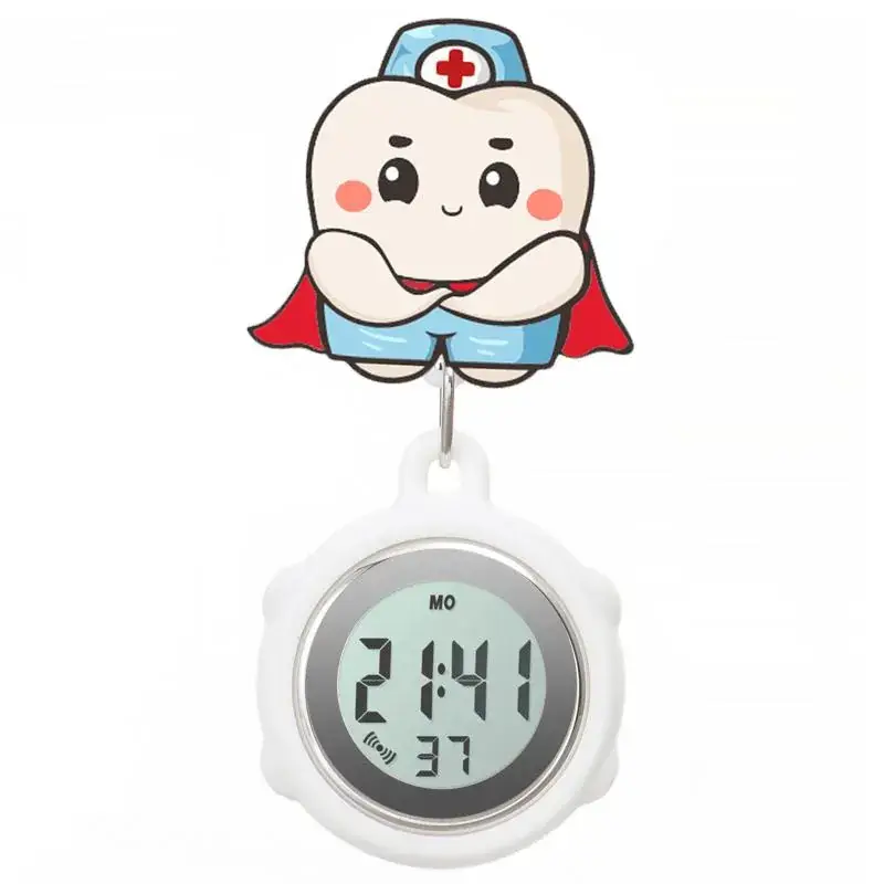 Lish Stitch Electronic Nurse Watch Blue Pink - Image 13