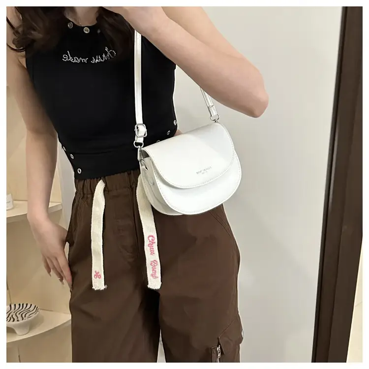 White Saddle Crossbody Bag for Women 2024 — feature 27