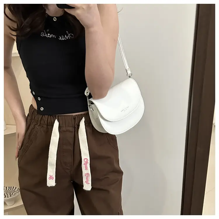 White Saddle Crossbody Bag for Women 2024 — feature 28