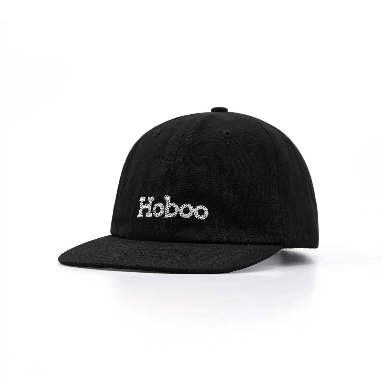 Japanese Style Embroidered Baseball Cap with Large Brim - Image 4