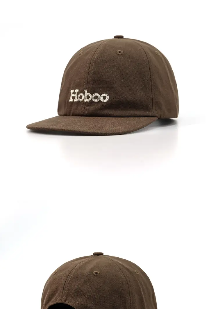 Japanese Style Embroidered Baseball Cap with Large Brim — feature 5